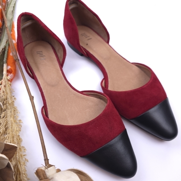 J. Jill Shoes - J. Jill Red and Black Women's Flats